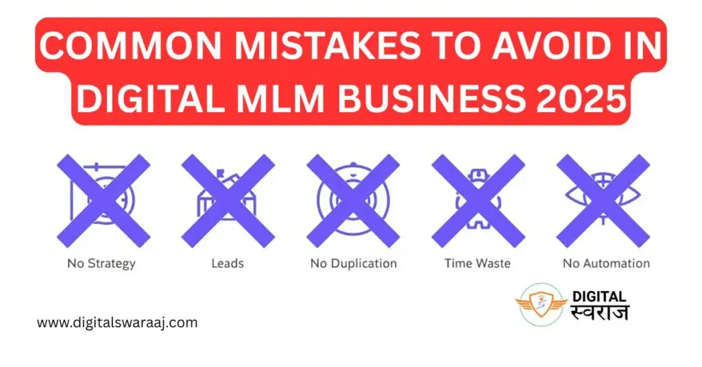 Digital MLM coach working online for success in 2025
