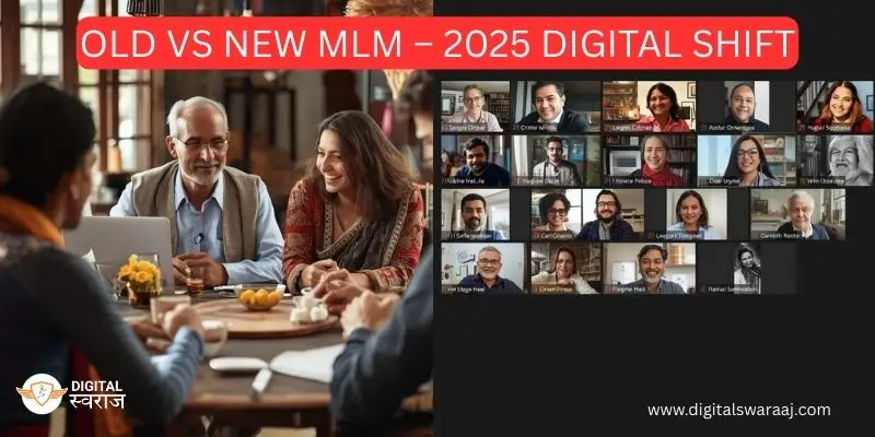 Digital MLM coach working online for success in 2025